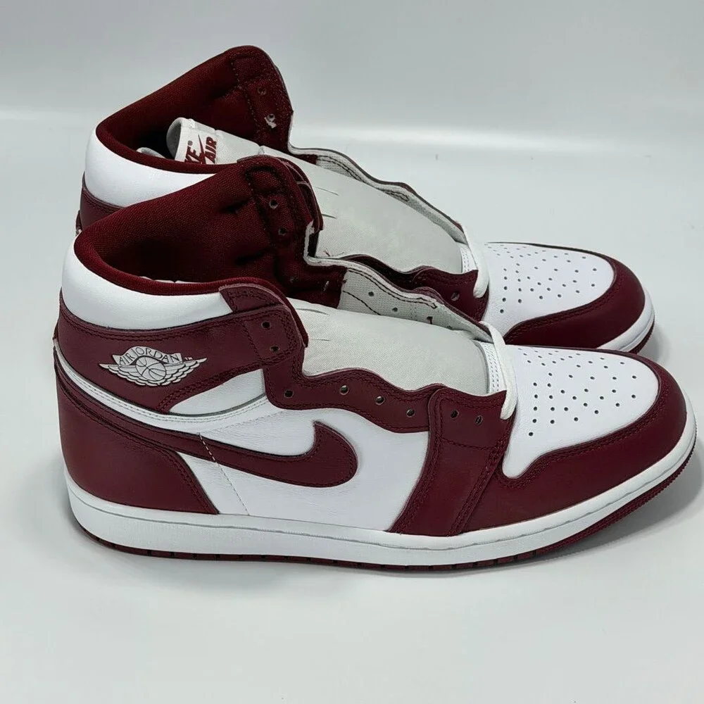 Mens Nike Air Jordan 1 High Artisanal Red DZ5485-160 Size 10.5 White/Team Shoes